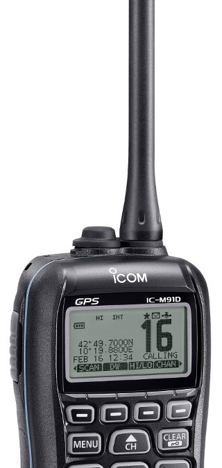 Nautiradar apresenta Novo Rádio telefone marítimo de VHF da ICOM