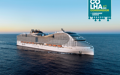 MSC CRUZEIROS é eleita “Escolha do Consumidor” pelo oitavo ano consecutivo