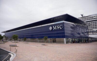 Novo terminal de cruzeiros da MSC Cruzeiros em Barcelona recebeu o seu primeiro passageiro no MSC Fantasia