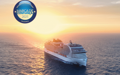 MSC Cruzeiros é eleita “Marca de Confiança 2025” pela 5ª vez