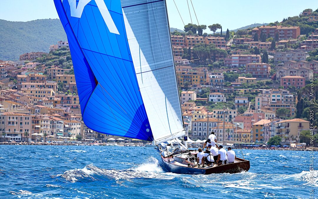 Emoção em alta ao fim do segundo dia de regatas na Argentario Sailing Week 2025