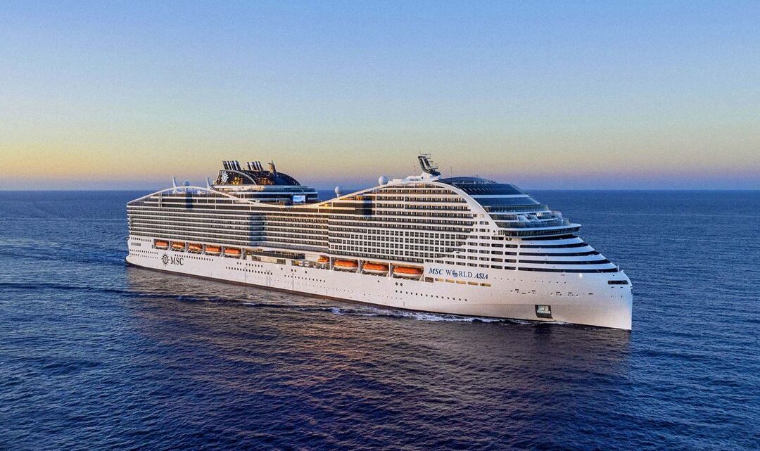 MSC World Asia estreia em 2026 com a maior oferta de suítes MSC Yacht Club