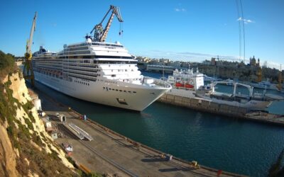 Remodelação do MSC Magnifica começa no estaleiro de Malta