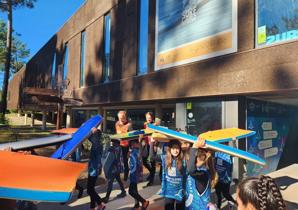Surf Clube de Viana lança “ONDA AZUL” na escola do Cabedelo