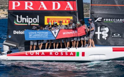 Luna Rossa vence preliminar da America’s Cup na Sardenha após final com a Emirates Team New Zealand