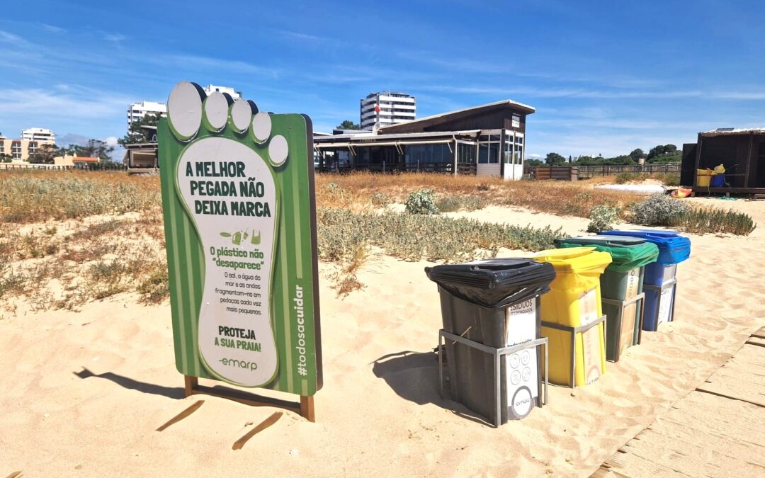 EMARP reforça recolha seletiva nas praias de Portimão e renova campanha de sensibilização ambiental