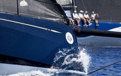 Loro Piana Giraglia larga de Saint-Tropez rumo a Génova