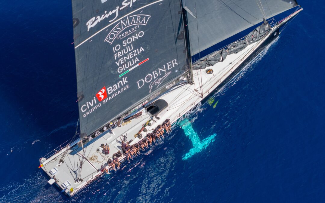 Maxis chegam a Génova mais cedo do que o previsto na Loro Piana Giraglia