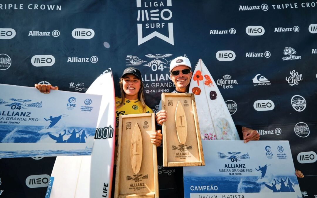 Maria Salgado e Halley Batista vencem Allianz Ribeira Grande Pro em São Miguel