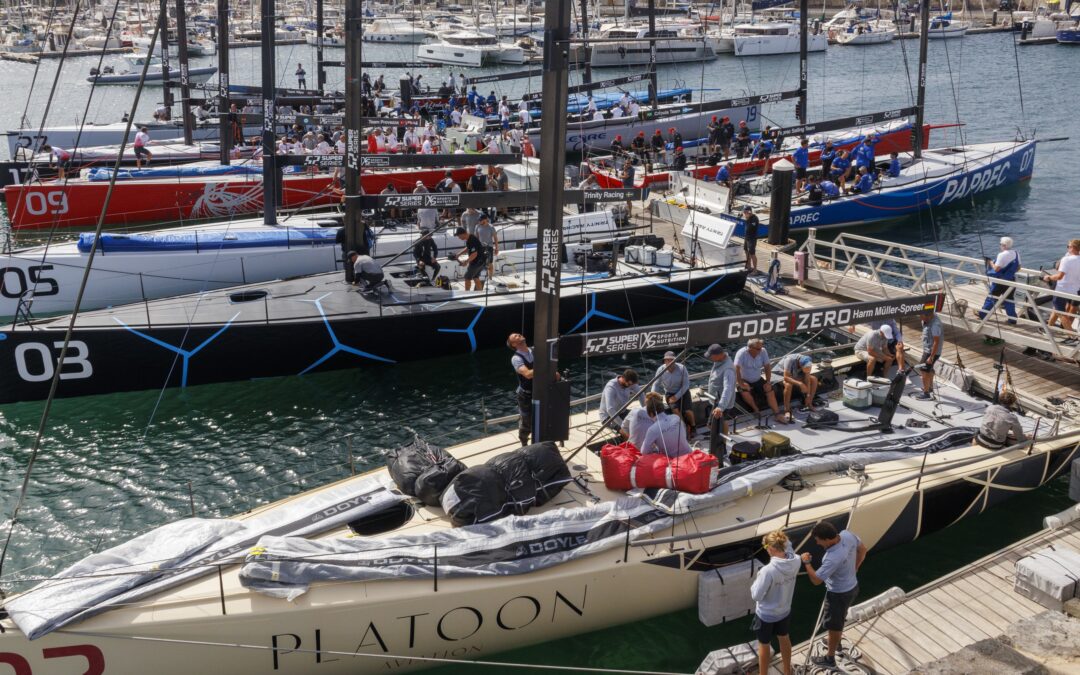 Vento forte impede regatas em Lanzarote e Sled mantém liderança da 52 SUPER SERIES