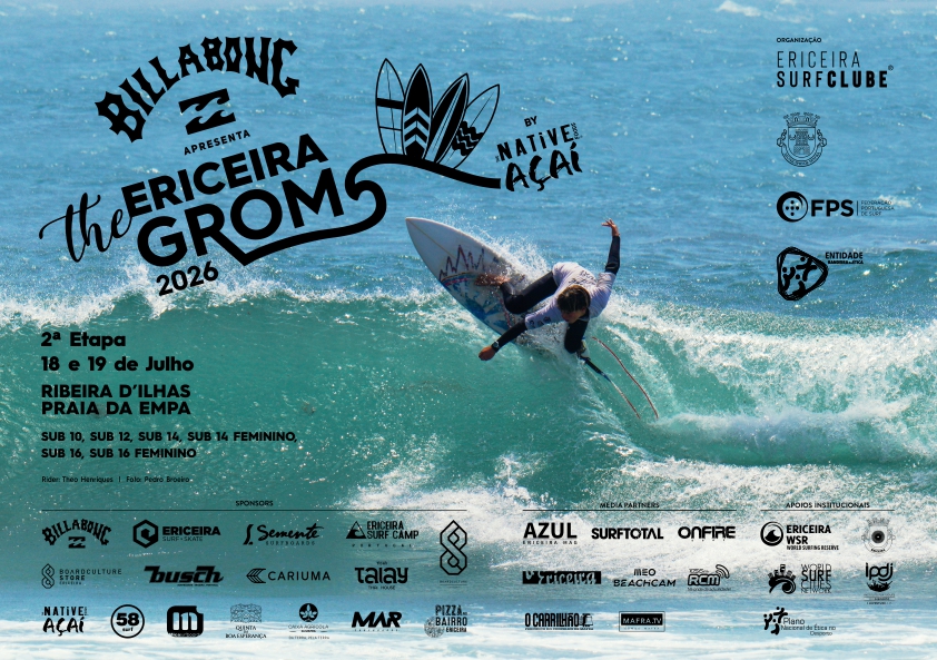 Billabong Ericeira Groms regressa com segunda etapa em julho