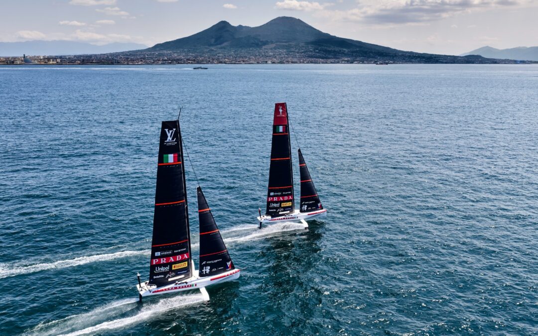 Nápoles recebe nove AC40 na segunda regata preliminar da America’s Cup