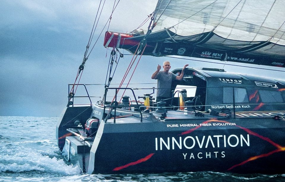 Norbert Sedlacek inicia tentativa de volta ao mundo pelos cinco oceanos