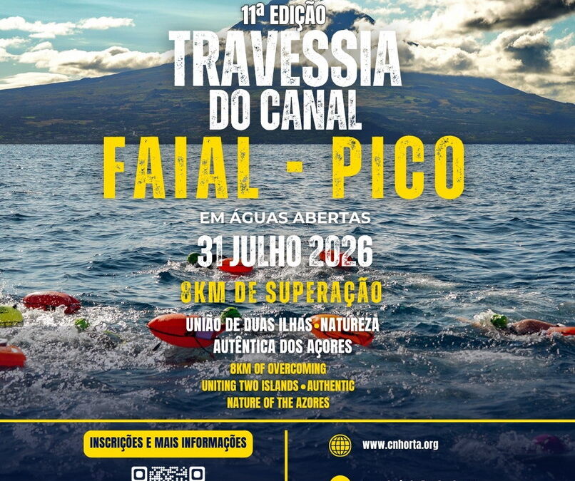 Travessia do Canal Faial–Pico realiza-se a 31 de julho
