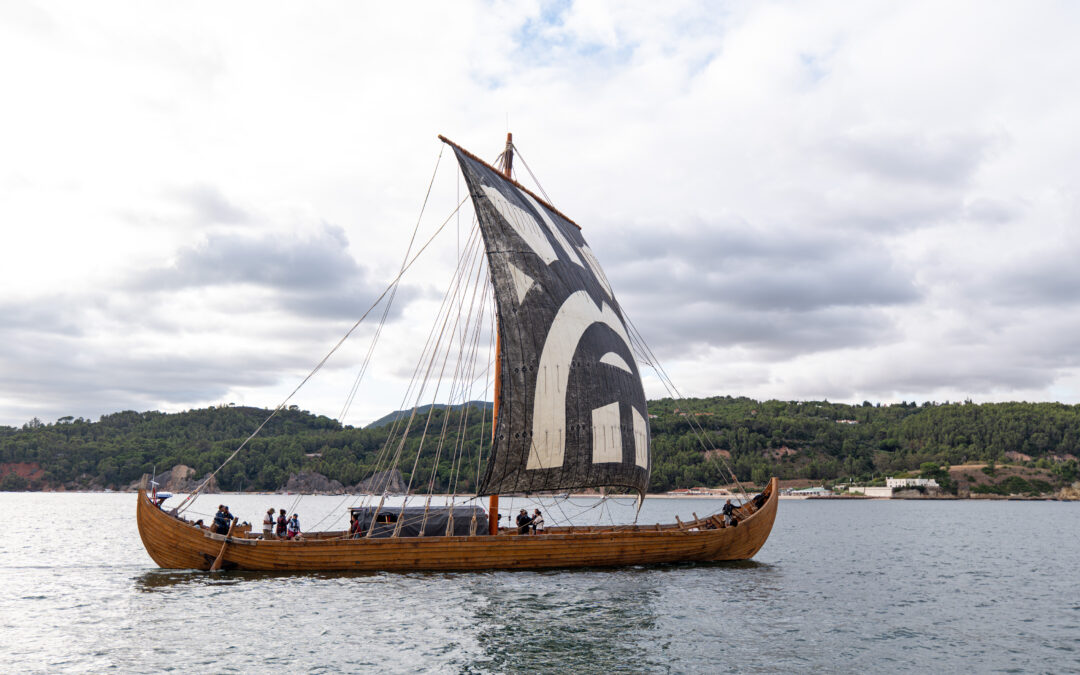 Drakkar Orkan passou por Setúbal em viagem pela costa portuguesa