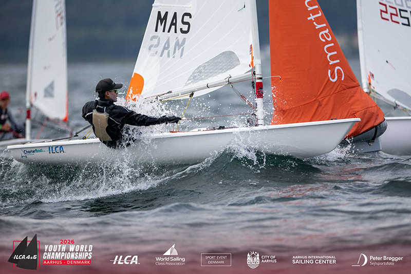 Mundial Youth de ILCA 4 arrancou em Aarhus