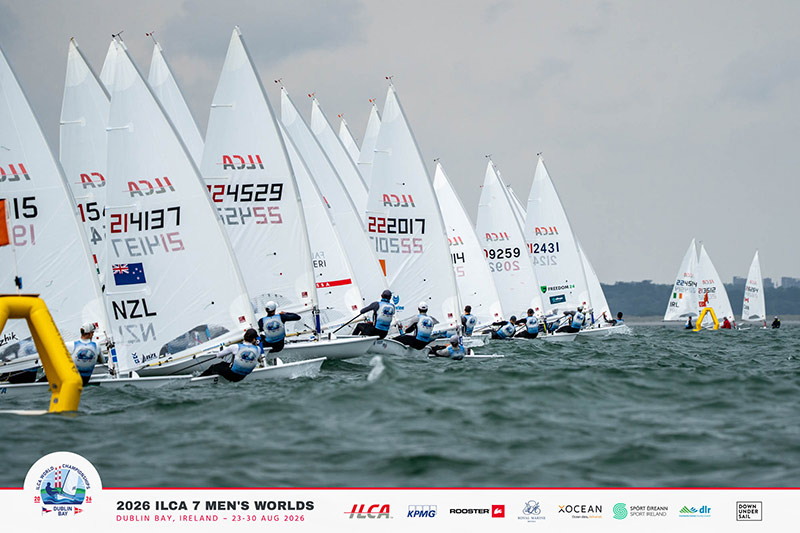 Finn Lynch lidera Mundial de ILCA 7 após três regatas em Dublin Bay