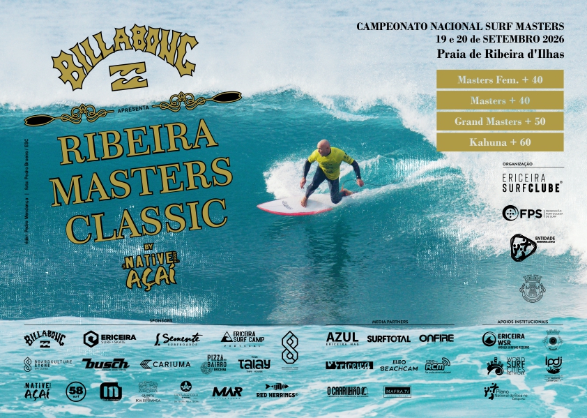 Ribeira d’Ilhas recebe Campeonato Nacional de Surf Masters