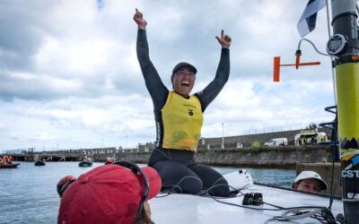 Charlotte Rose conquista Mundial feminino de ILCA 6 em Dublin Bay
