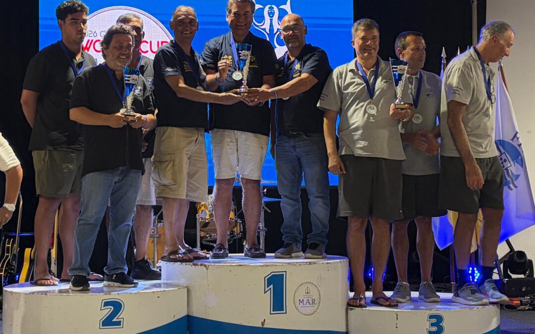 Clube Naval de Sesimbra sobe ao pódio na Taça do Mundo CMAS de Pesca Submarina