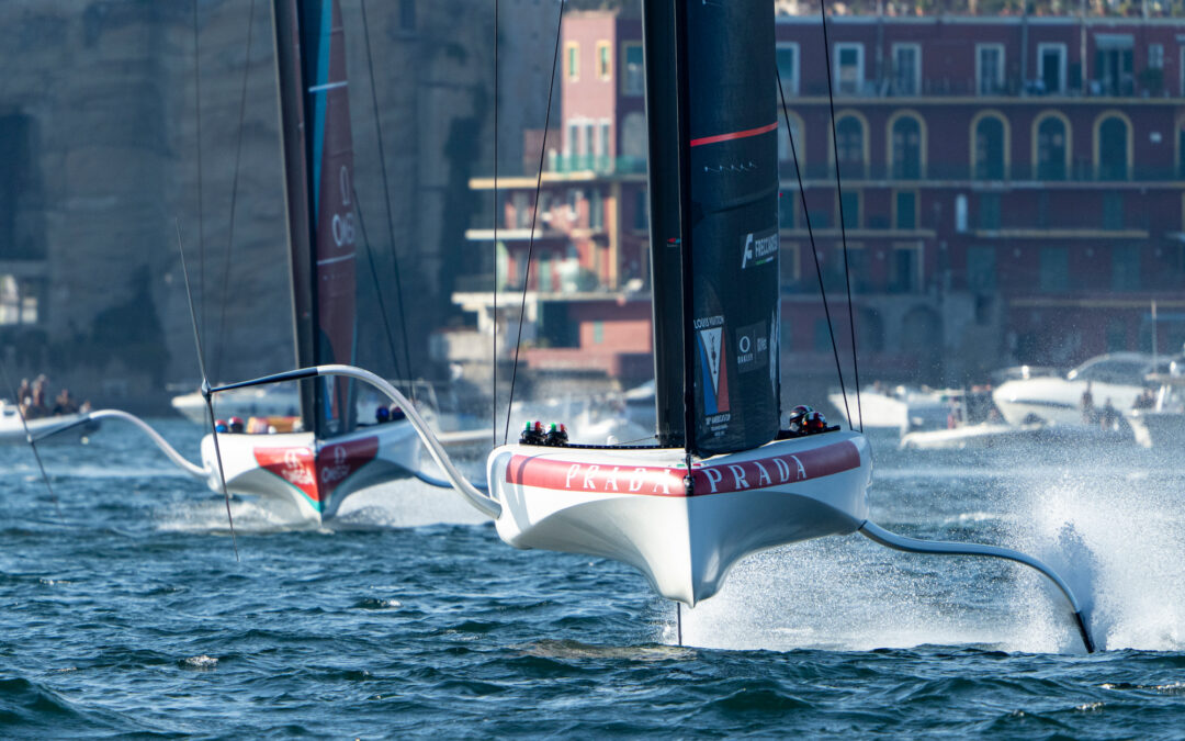 Luna Rossa vence Regata Preliminar de Nápoles e bate Emirates Team New Zealand na final